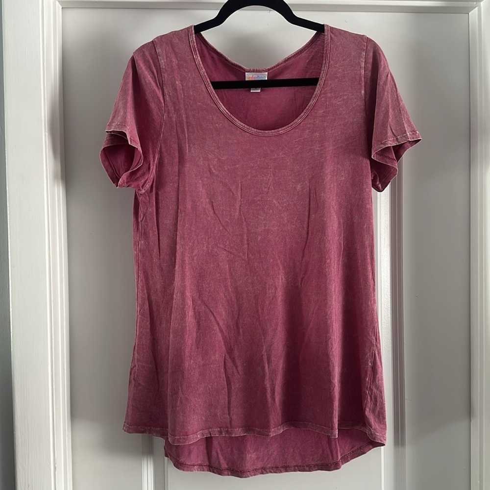 Lularoe vintage red tee medium women